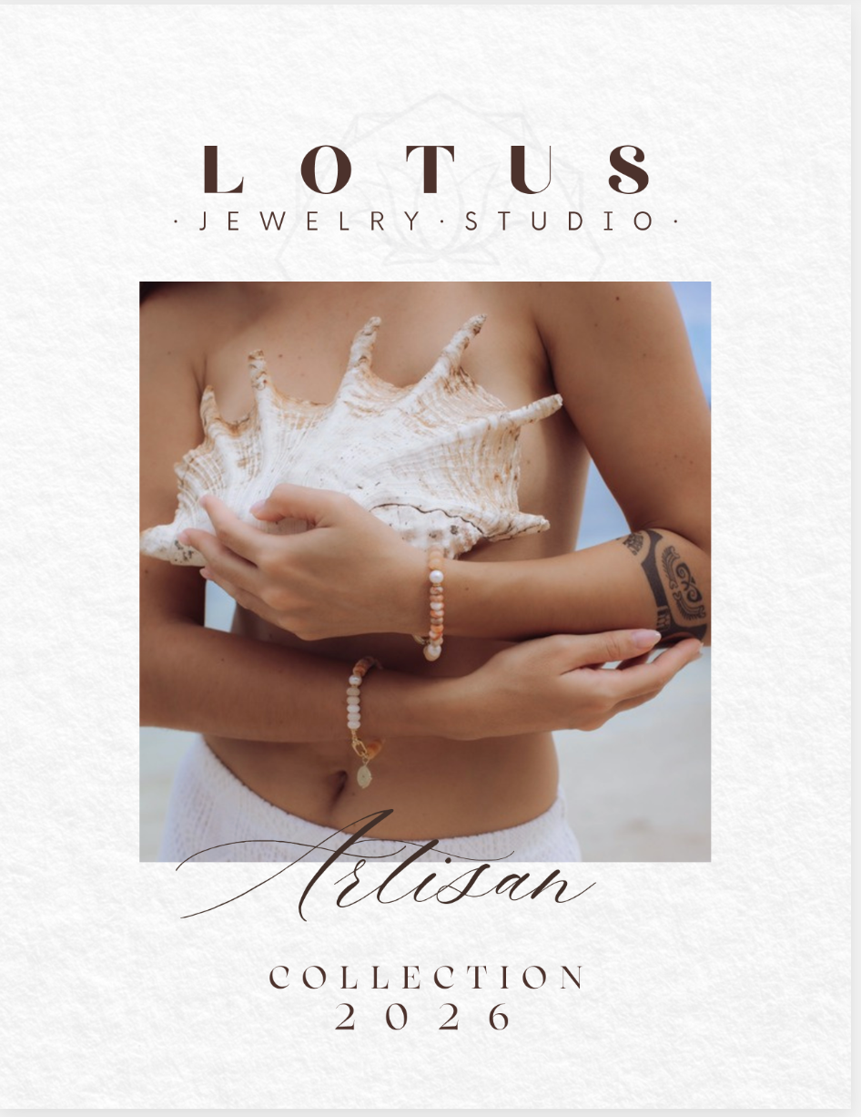 A poster for the lotus collection of jewelry