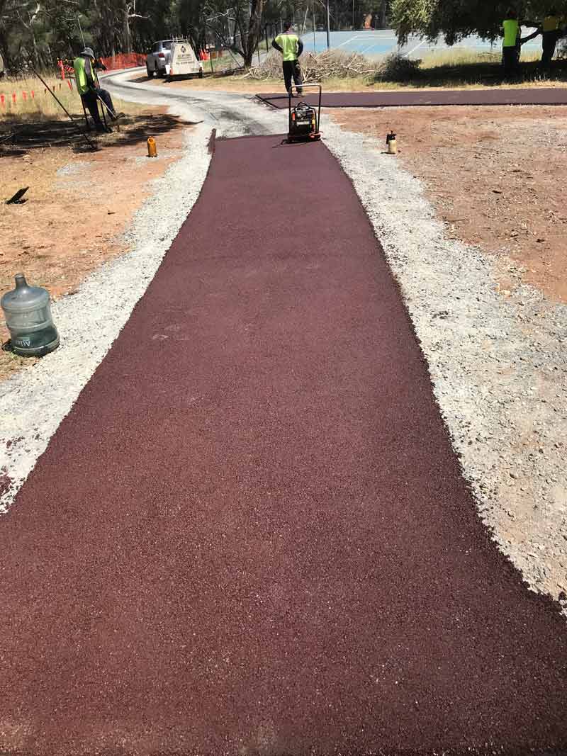paving a driveway