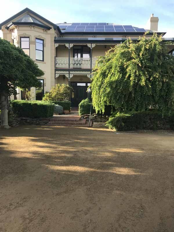 driveway paving before