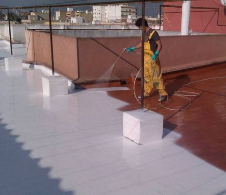 impermeabilizar terrazas o azoteas con membranas de poliuretano en el provencio, cuenca
