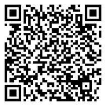 Ein schwarz-weißer QR-Code auf weißem Hintergrund.