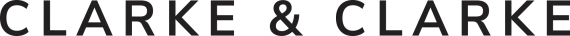 CLARKE & CLARKE logo in bold, black font.
