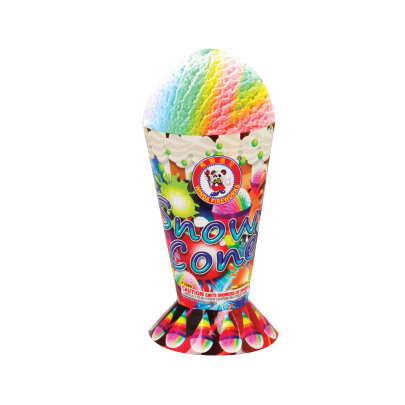 An ice cream cone with a rainbow colored ice cream in it