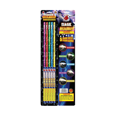 A package of fireworks called magic fountains
