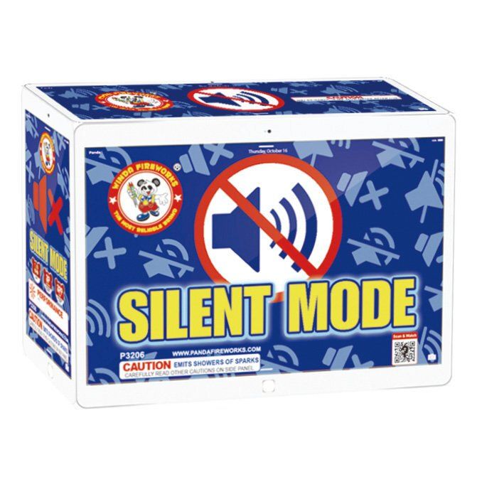 A box that says silent mode on it