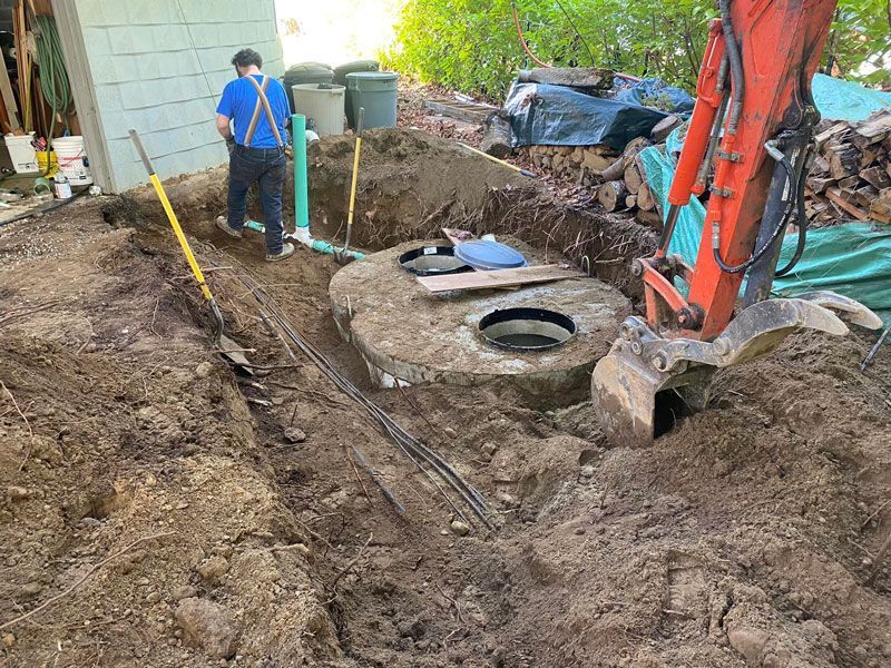 Septic Tank Excavation — Poulsbo, WA — All In Septic and Excavation