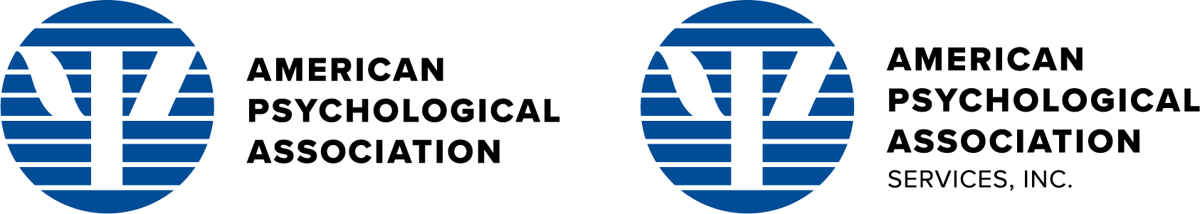 American Psychological Association and American Psychological Association Services, Inc. logos