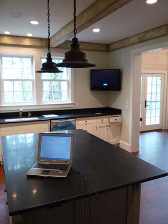 Laptop in Table — alarm systems in Beaufort SC