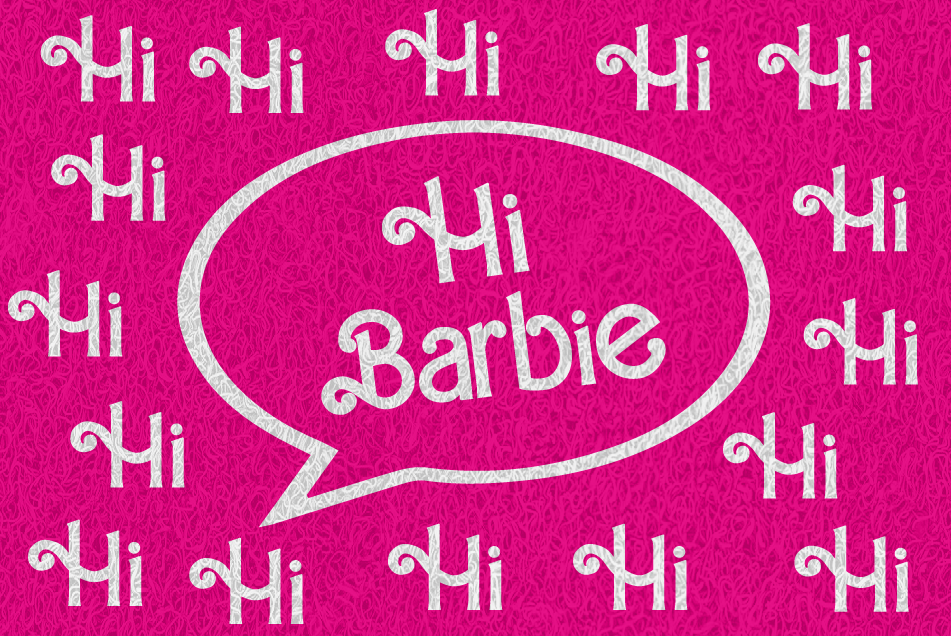 Gostaria de fazer um orçamento do capacho Hi Barbie.