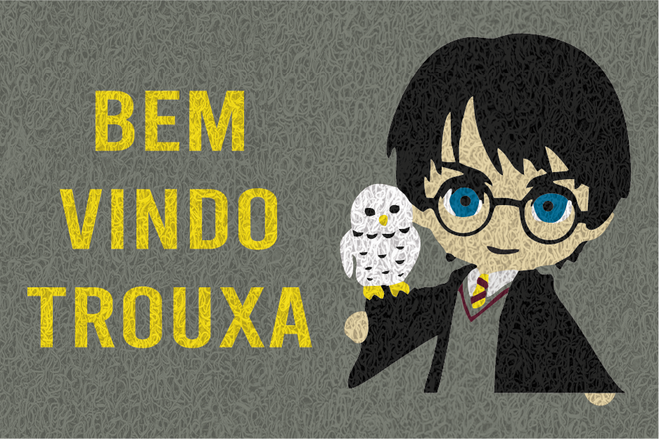 Gostaria de fazer um orçamento do capacho Bem Vindo Trouxa (Harry Pottter).