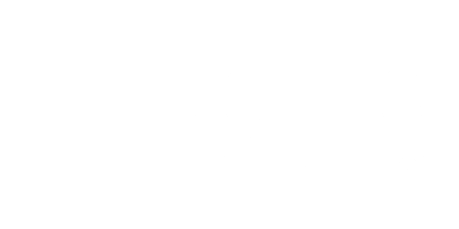 Marquis at Silver Oaks white logo.