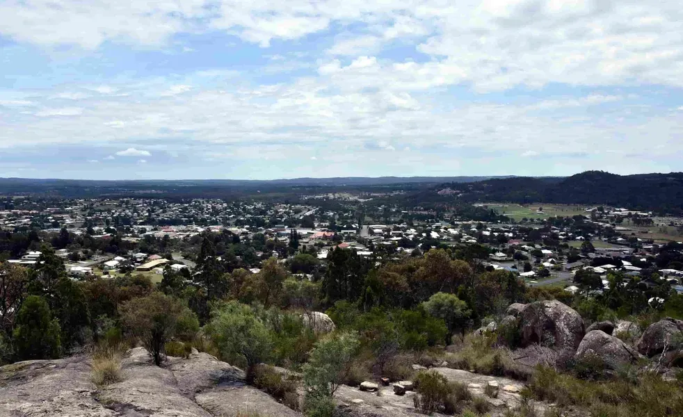 A View Of A City From The Top Of A Hill — Trusted Energy Solutions In Mitchelton, QLD