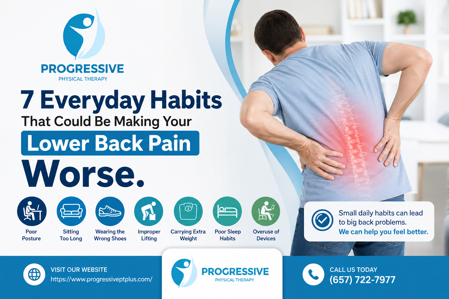 7 Everyday Habits That Could Be Making Your Lower Back Pain Worse