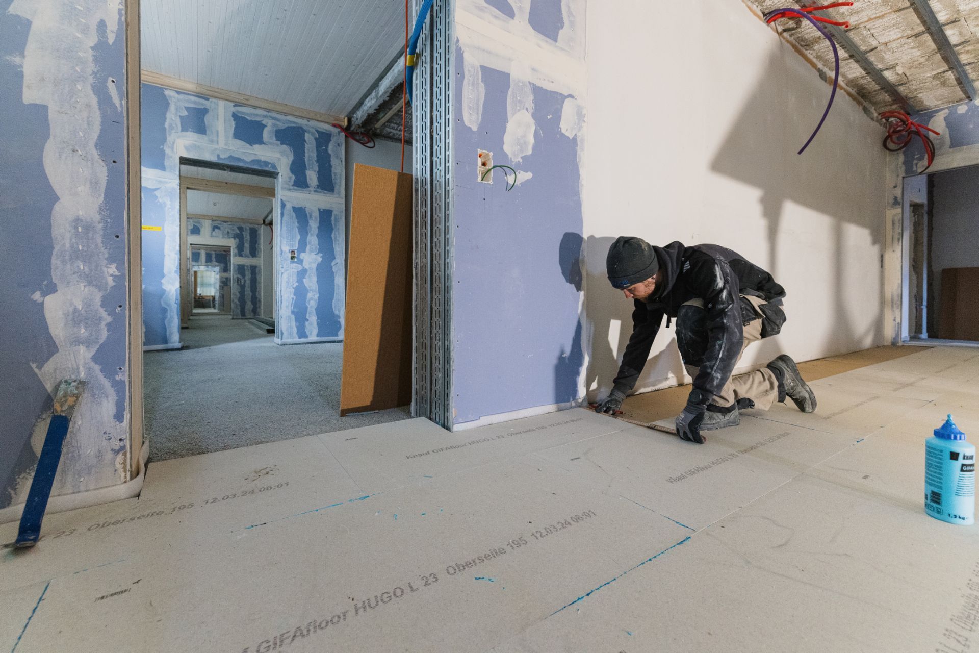 Bilder vom Umbau Schulhaus Davos Platz