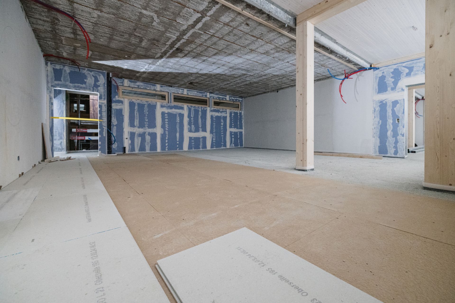 Bilder vom Umbau Schulhaus Davos Platz