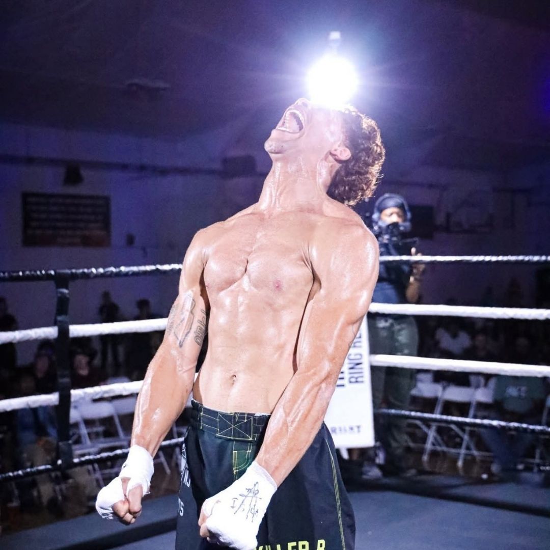 Students practicing controlled Martial Arts drills at Killer B Combat Academy in Oakhurst, NJ for stress relief.