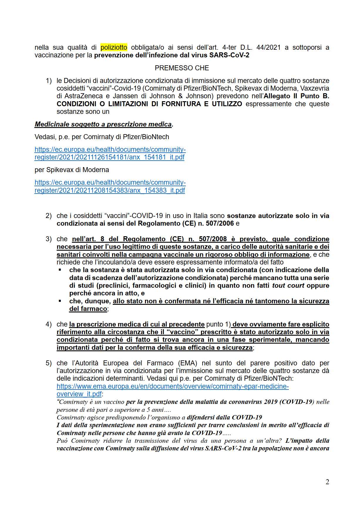 Richiesta Ostensione Prescrizione Medica In Esclusiva Redatta Dalla L Avv Ssa Holzeisen Renate