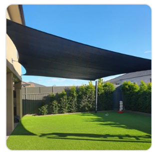 Shade Sails Black — Lidcombe, NSW — Nans Tarps