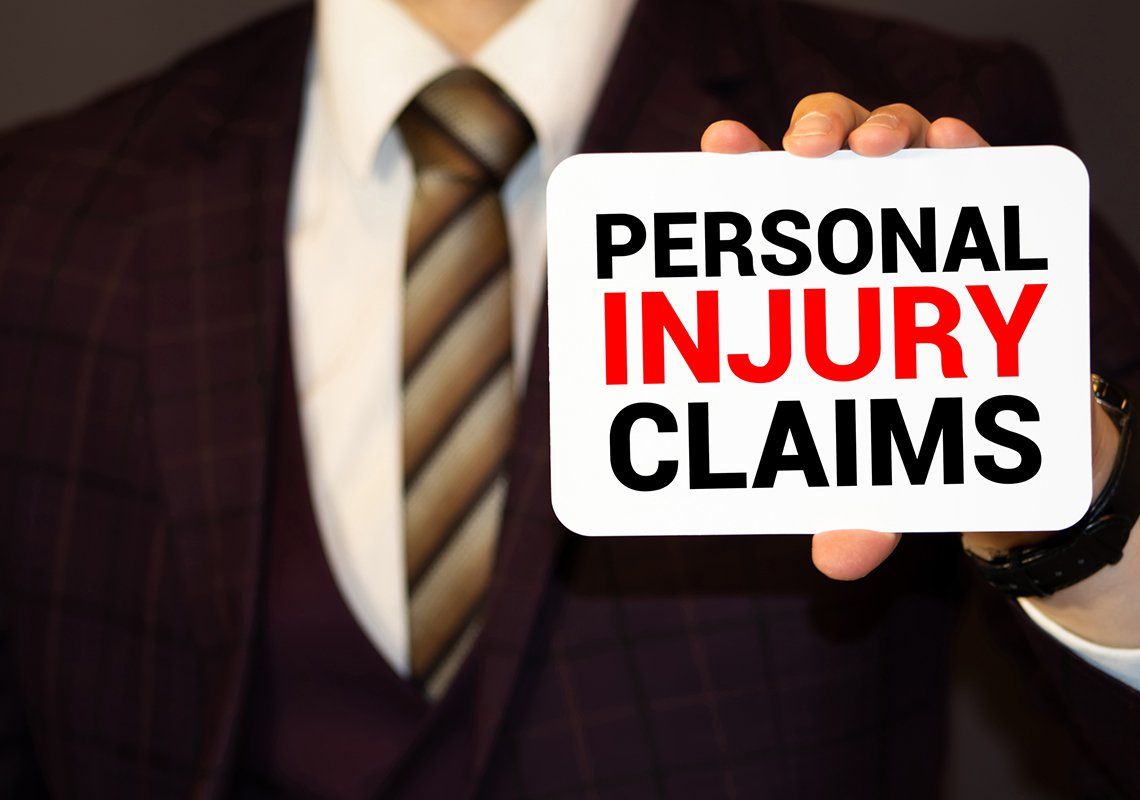 Lawyer Holding Personal Injury Claims Card — Montgomery, AL — Donohoe & Stapleton, LLC