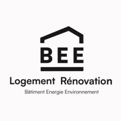 Un logo noir et blanc pour une entreprise appelée Bee.