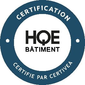 Un cercle bleu avec le mot houe dessus