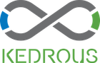 Un logo pour Kedrous montre un symbole de l'infini