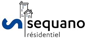 Un logo bleu et noir pour le résidentiel Sequano