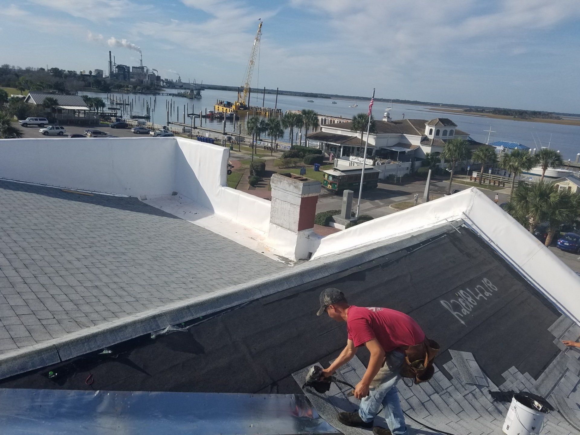 Roof Coating Installation — Northeast FL — Alan Thrift Roofing