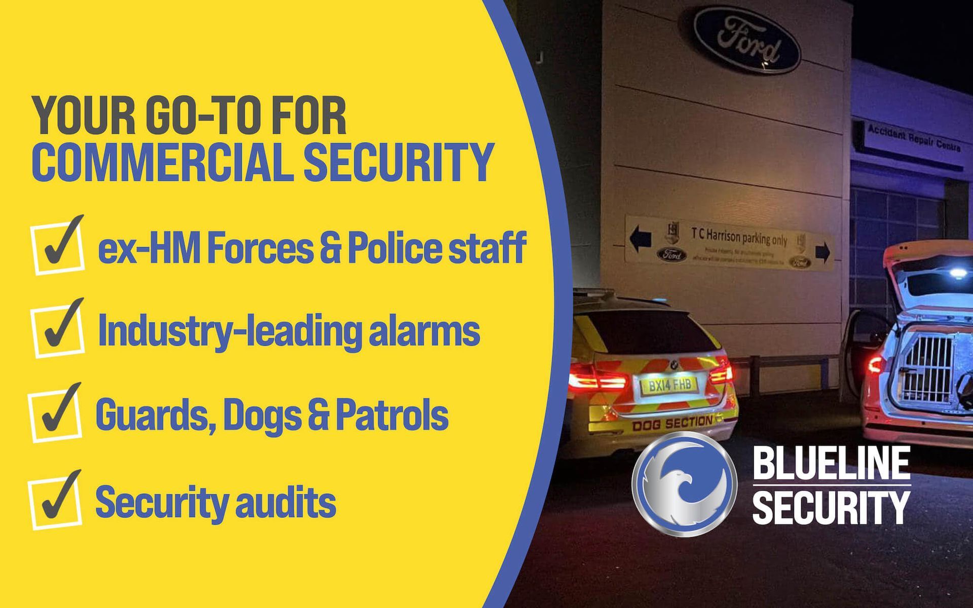 Commercial Services Blueline Security