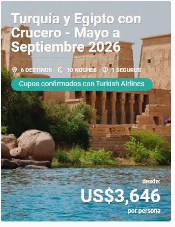 Turquía y Egipto con Crucero