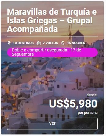 Maravillas de Turquía  e Islas Griegas