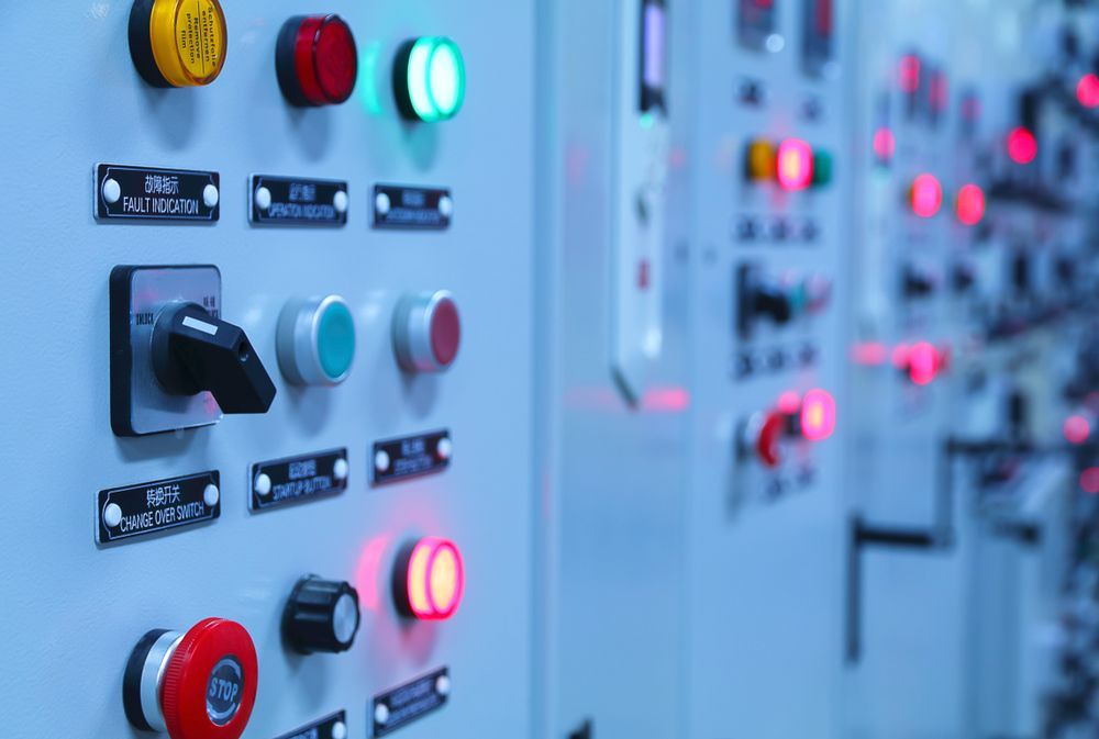 Control Panel with Buttons and Switches, Various Colors — RMB Air Conditioning & Electrical in Winnellie, NT
