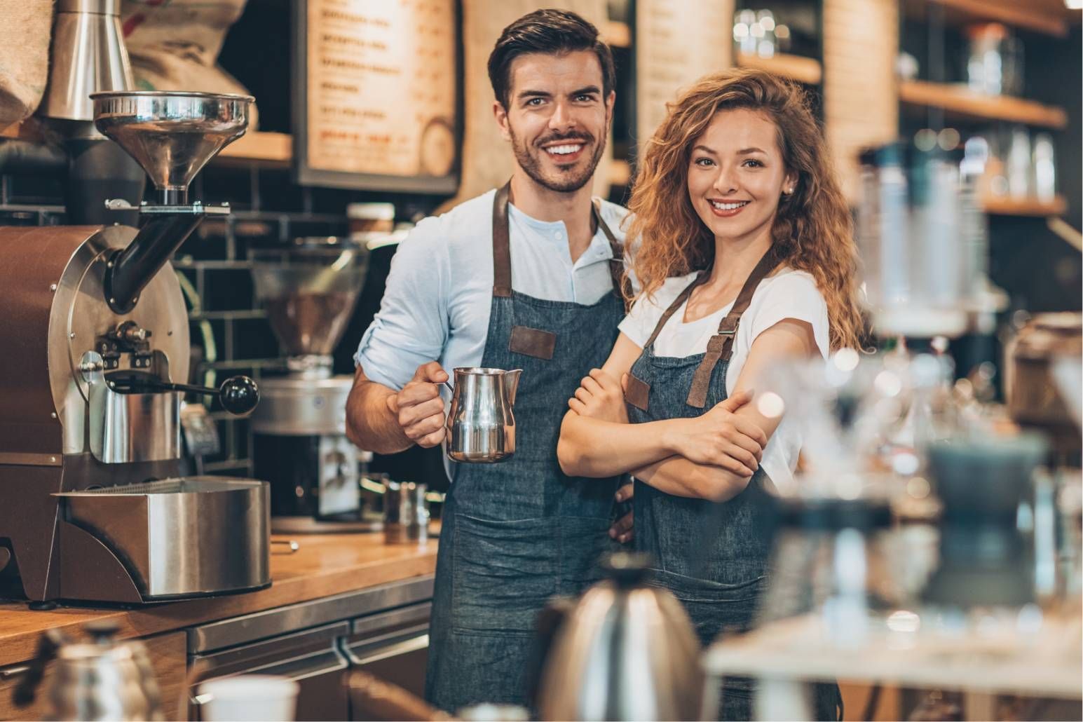 Couple of Coffee Shop Owners
