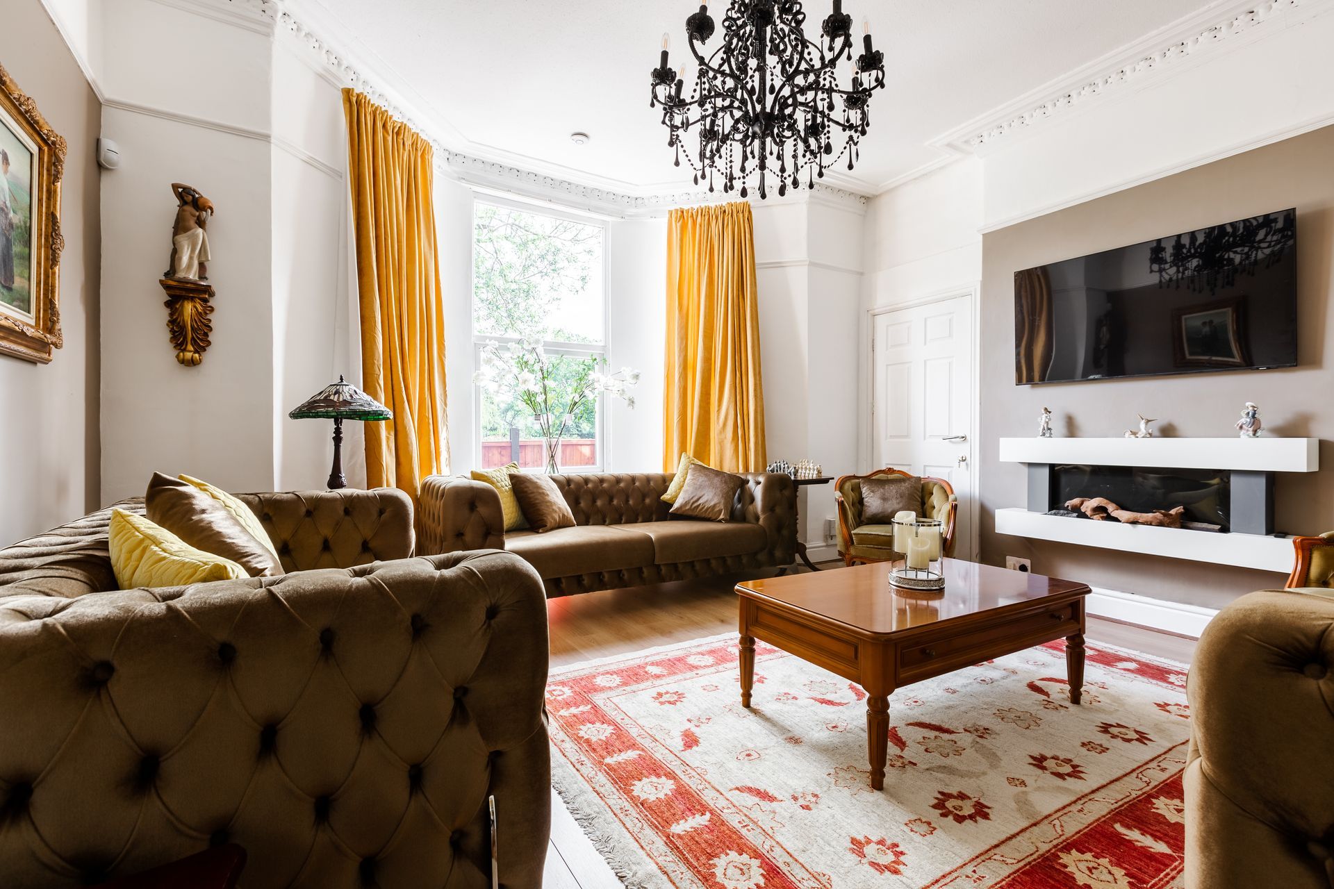 Revitalised Victorian lounge