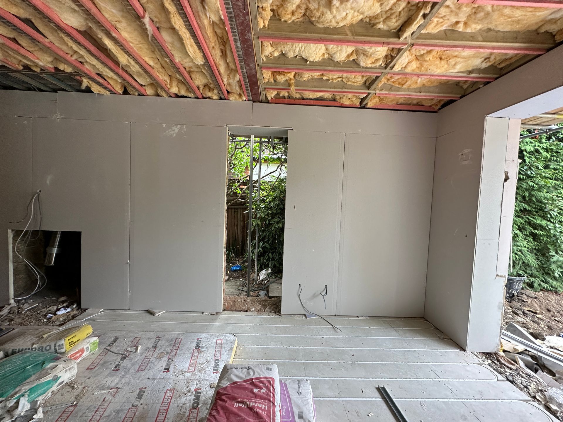 Wet underfloor heating