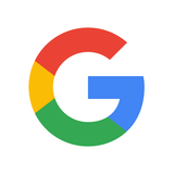 the google logo is a rainbow colored circle with the letter g in the middle .