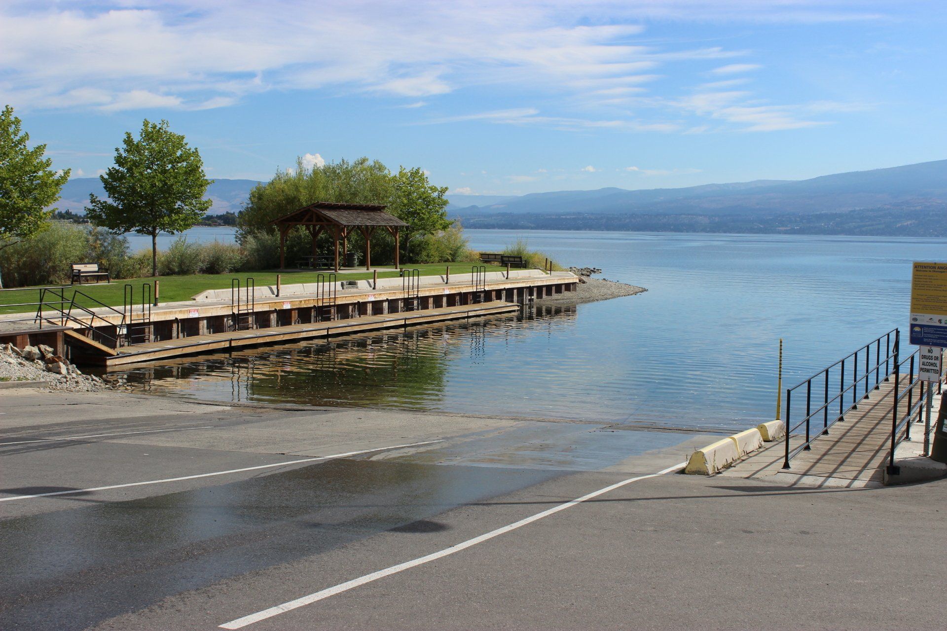 Gellatly Bay boat launch in West Kelowna