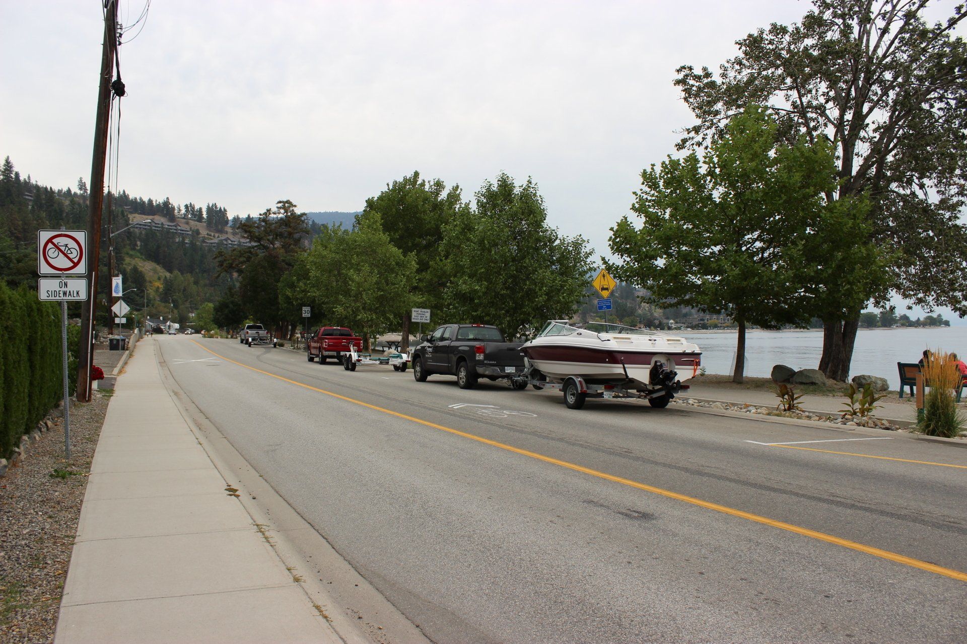 Peachland yacht club boat launch