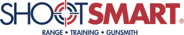 Shoot Smart logo with a target icon replacing the letter 'O' and text reading