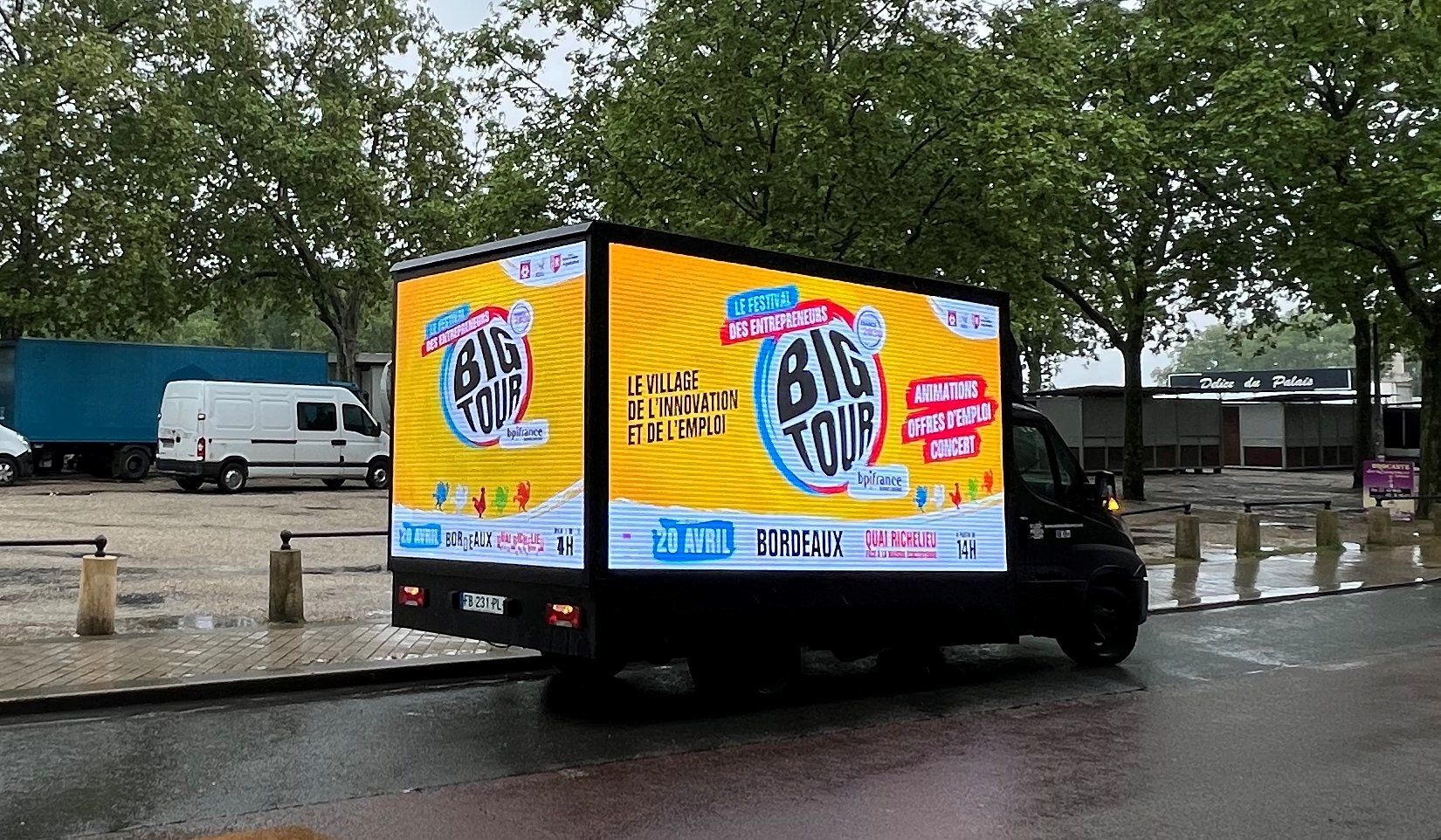 Campagne de communication avec le Led Media Truck / Camion Led Publicitaire