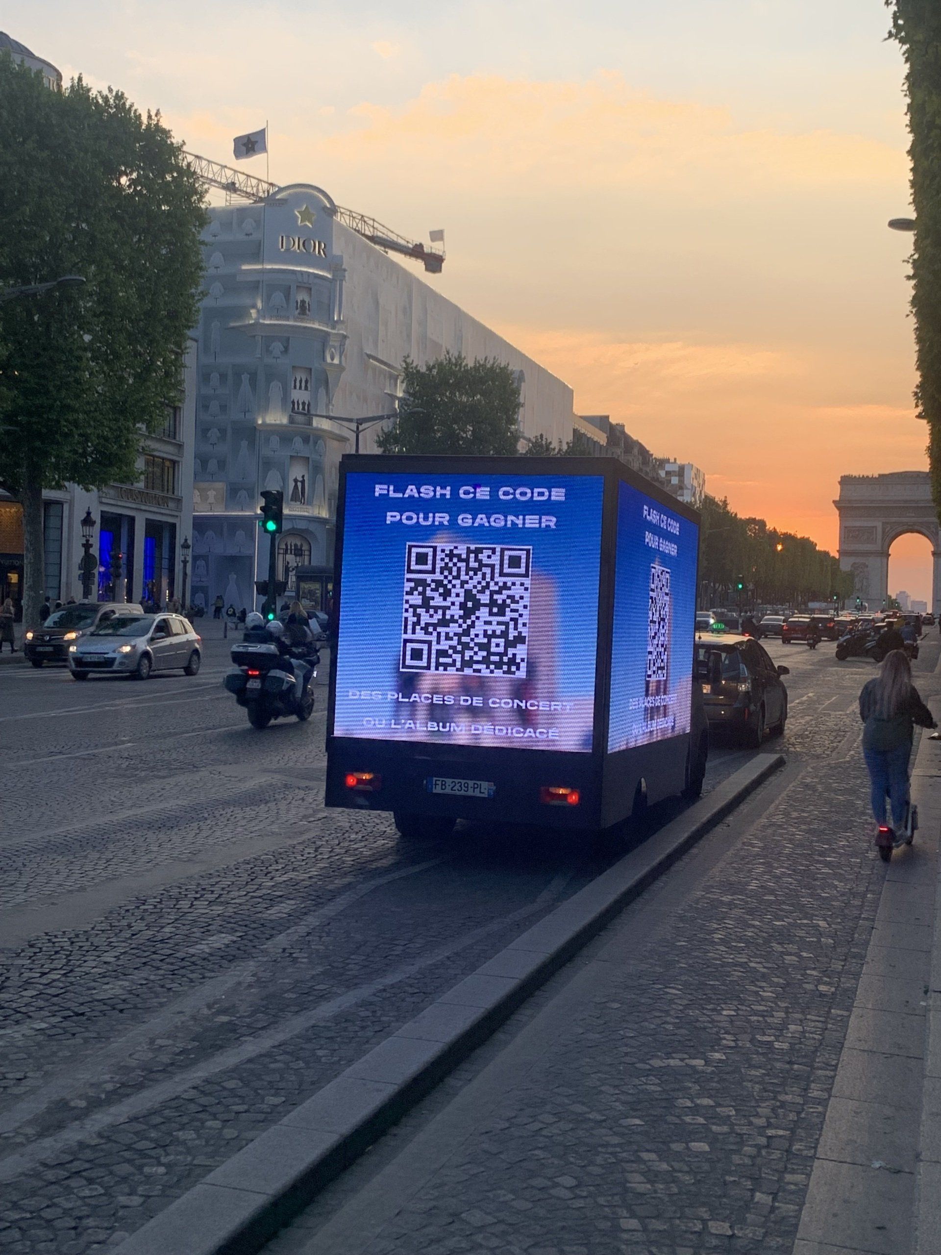 Campagne de communication avec le Led Media Truck / Camion Led Publicitaire