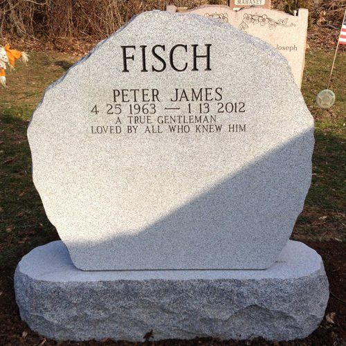 Fisch Steeled 2 Natural Shape Deep Cut Lettering BRP Sides Barre Grey