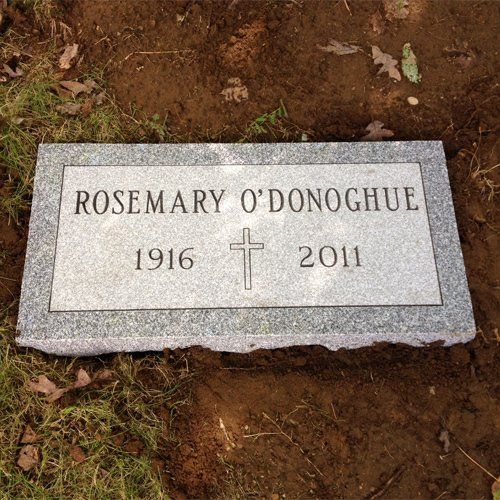 Rosemary O'donoghue's Monument — Bedford Village, NY — CJ Stones