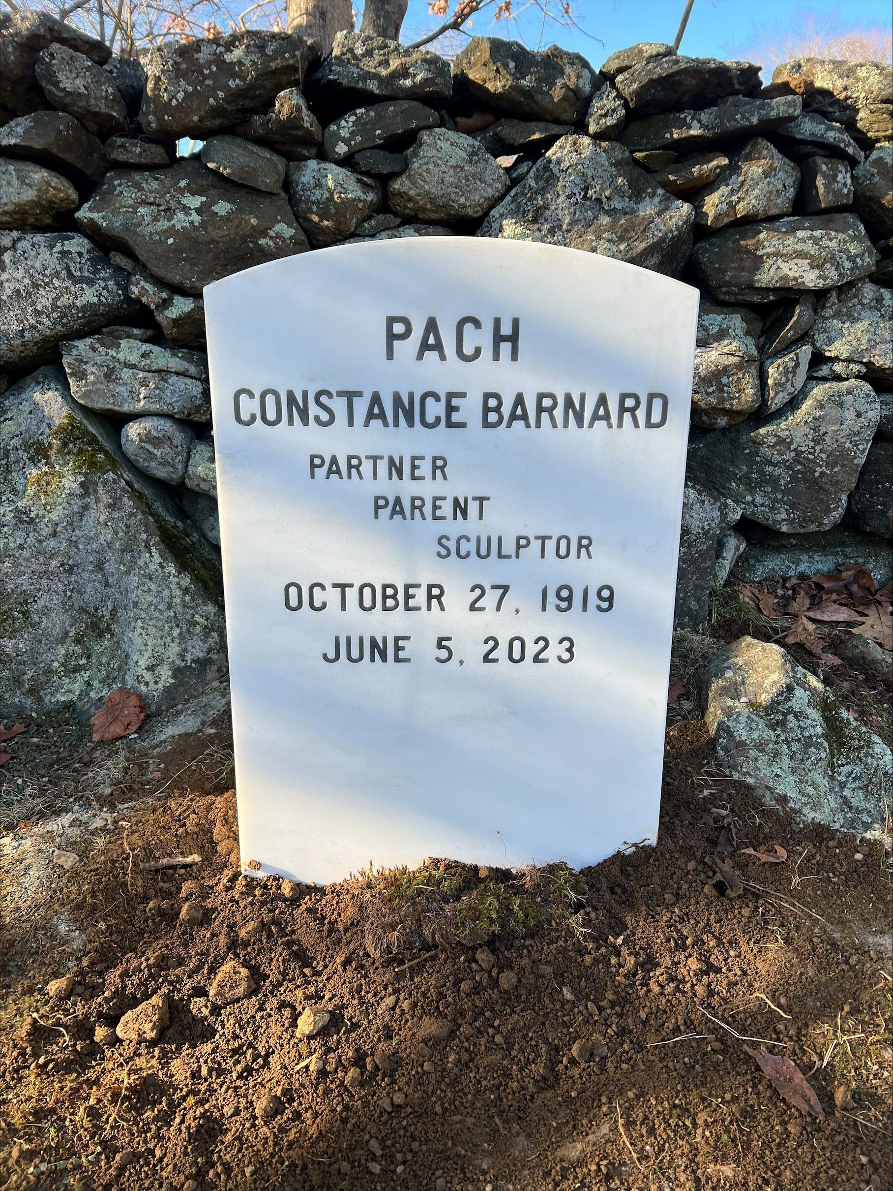 Pach Danby Marble Monolith Oval Top