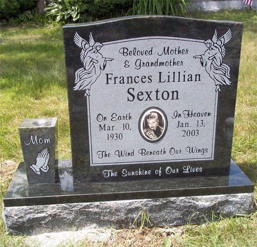 Frances Lillian Sexton Headstone — Bedford Village, NY — CJ Stones