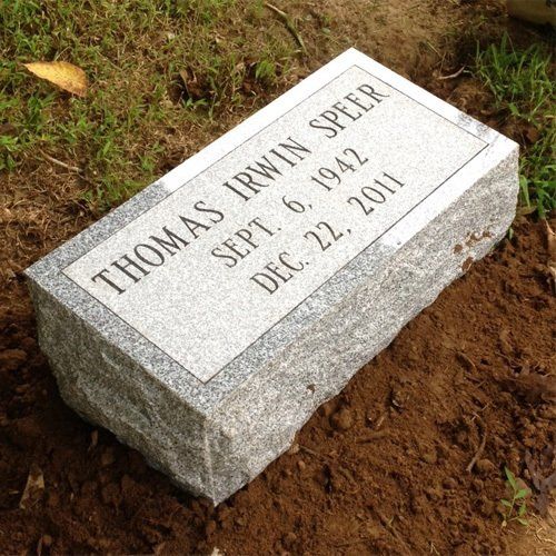 Thomas Irwin Speer's Monument — Bedford Village, NY — CJ Stones