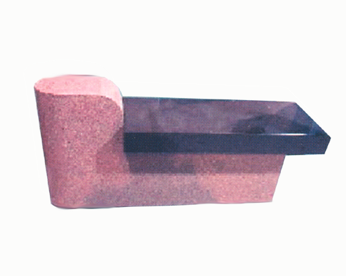 Stone Granite Cemetery Bench — Bedford Village, NY — CJ Stones