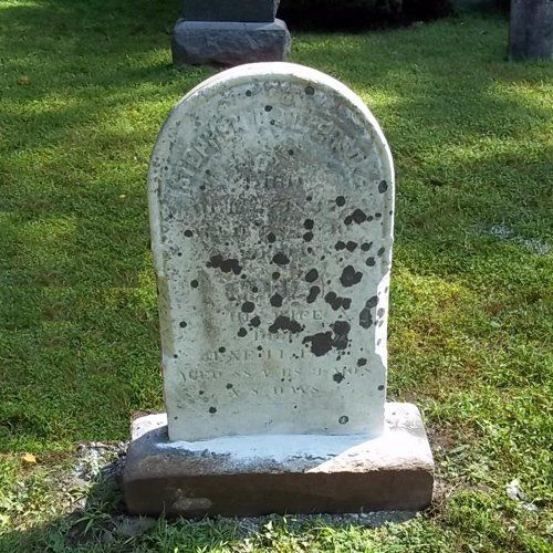 Old Tombstone Before After — Bedford Village, NY — CJ Stones