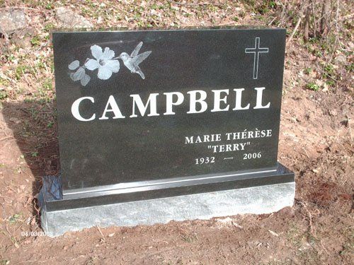 Camp Bell Gravestone — Bedford Village, NY — CJ Stones