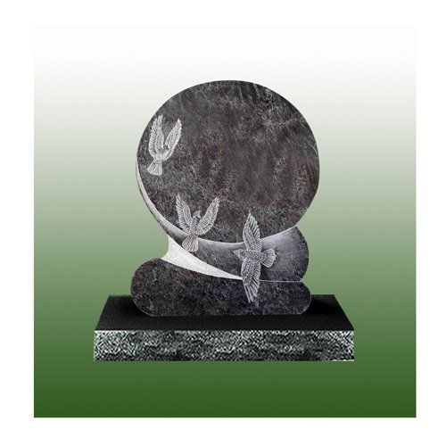 Headstone with Three Birds Design — Bedford Village, NY — CJ Stones